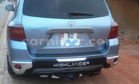 Buy Used Toyota Highlander Blue Car in Niamey in Niamey Buy Used Toyota Highlander Blue Car in Niamey in Niamey