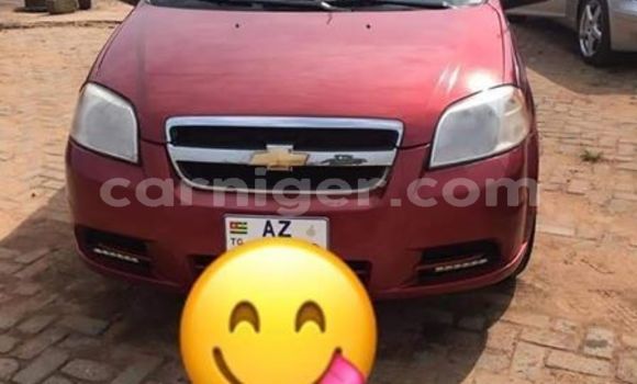 Buy Used Chevrolet Aveo Red Car in Niamey in Niamey