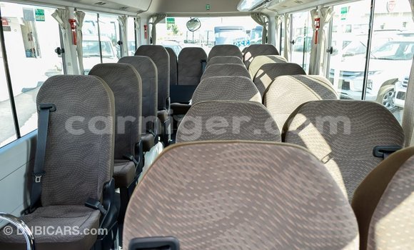 Sayi Imported Toyota Coaster White Mota in Import - Dubai a Agadez Sayi Imported Toyota Coaster White Mota in Import - Dubai a Agadez