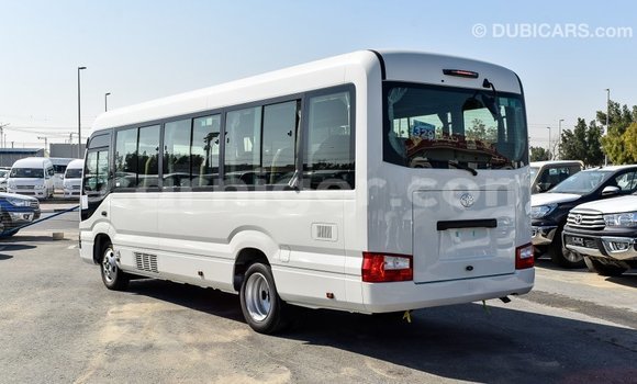 Sayi Imported Toyota Coaster White Mota in Import - Dubai a Agadez Sayi Imported Toyota Coaster White Mota in Import - Dubai a Agadez