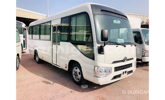 Sayi Imported Toyota Coaster White Mota in Import - Dubai a Agadez Sayi Imported Toyota Coaster White Mota in Import - Dubai a Agadez
