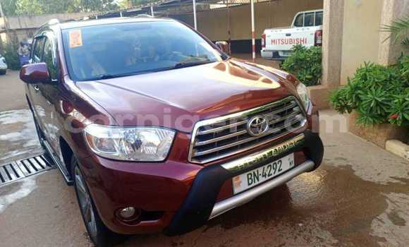 Sayi Na hannu Toyota Highlander Red Mota in Niamey a Niamey Sayi Na hannu Toyota Highlander Red Mota in Niamey a Niamey