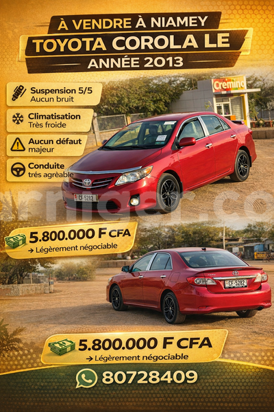 Big with watermark toyota corolla niamey niamey 8448